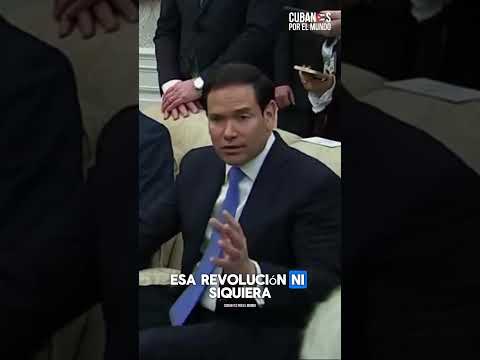 Rubio: "La economía cubana no funciona y no saben cómo arreglarla"